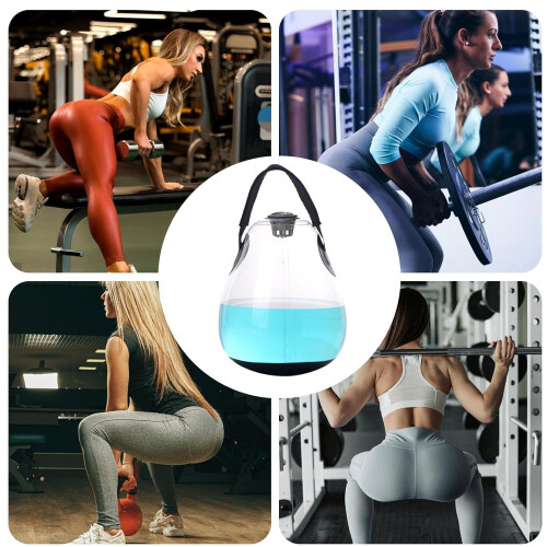 Weighted Inflatable Kettlebell, Adjustable for Core Workouts, Travel, 10 kg Ref: 8222 2