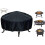Fire Pit Cover BBQ Protector Suitable for Outdoor Fire Pits (85x40cm) 8540CM 3
