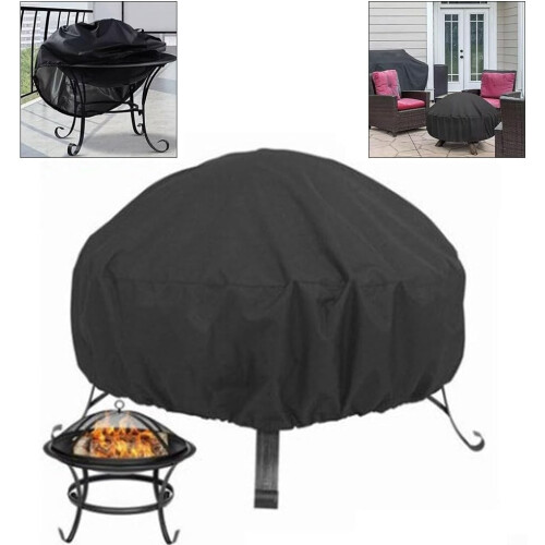 Fire Pit Cover BBQ Protector Suitable for Outdoor Fire Pits (85x40cm) 8540CM 1