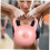 Water Filled Kettlebell for Travel PE Pink 4