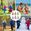 Beach toy bag, 6 pieces mesh carrying bag set  Quickdrying,  Light 3