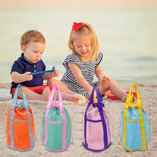 Beach toy bag, 6 pieces mesh carrying bag set  Quickdrying,  Light 1