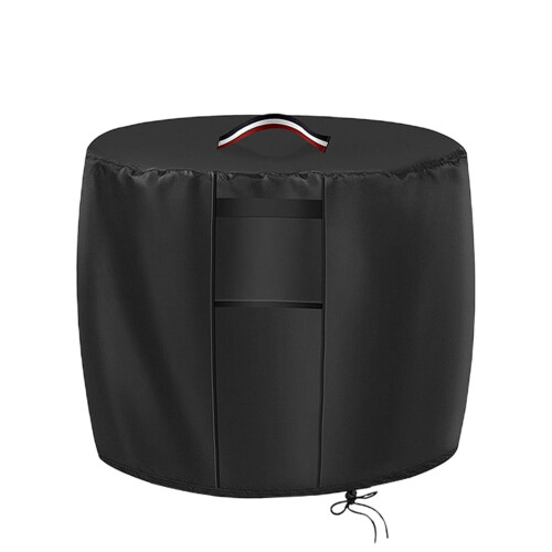 Outdoor chimney cover, waterproof with handle  Polyester cover with drawstring, 33 X 30 inches