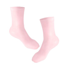 1 pair silicone socks foot masks, moisturizing socks anticrack socks moisturizing socks ladies moisturizing foot covers cracked foot socks sebs pink