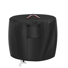 Cover for fire bowl, waterproof with carrying handle, drawstring, polyester, 33 X 30 inches