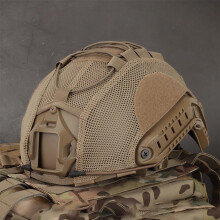 Fast Tactical Helmet Accessory Camouflage Elastic Cord Mesh HookandLoop Camouflage Helmet Scarf (CO16T)