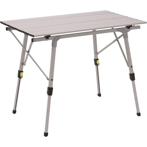 Canmore Folding Table 70 x 120 x 70 cm Silver 1