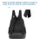 Ice Skate Storage Backpack  Skate Bag for Outdoor Training Kids Blue 5
