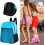 Ice Skate Storage Backpack  Skate Bag for Outdoor Training Kids Blue 2