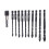 11 Pcs Carbide Masonry Drill Bits Set 5-12mm Hex Shank 13