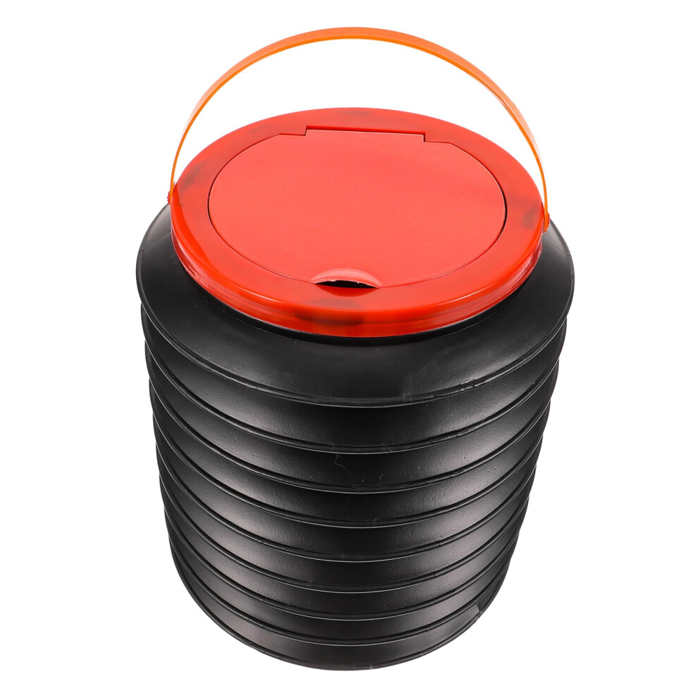 Collapsible Trash Can Collapsible Bucket For Rubbish Bin, Transparent Bucket, Car Bin, Car Container, Collapsible Water Bottles, Rubbish Bin, Black 6276012856384