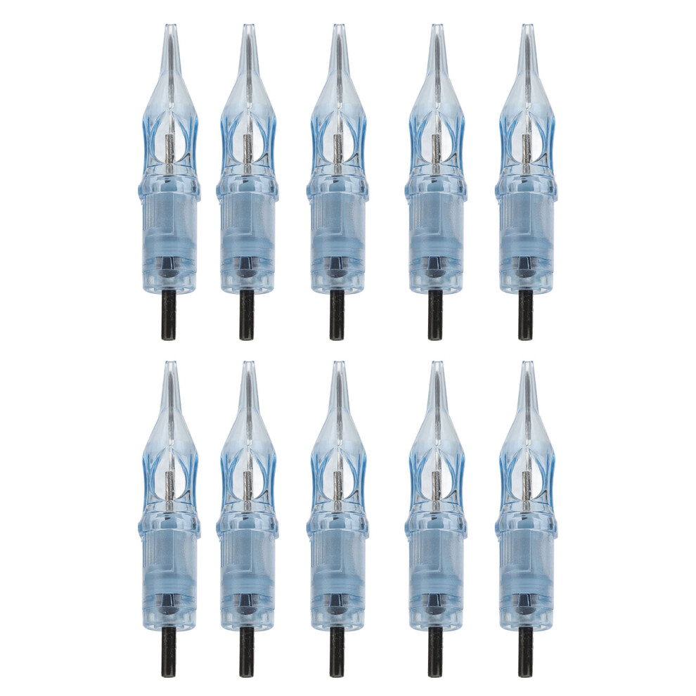 Blue 10Pcs 1207Rs Cartridge Needle Liner Shader Royal