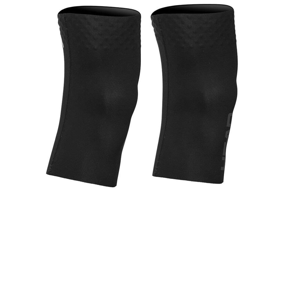 Black Neo Thermal Knee Warmers 0.5 Neoprene Shirt, Unisex Xxs