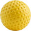 Pimple Field Training Baseballs Yellow  Material 9 3