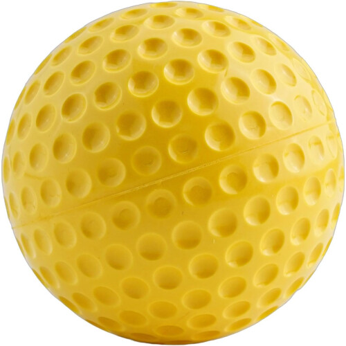 Pimple Field Training Baseballs Yellow  Material 9 2