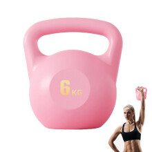 Fitness Kettlebell Kettlebell Weight Set, Grip Strength Training for Gym, Full Body Workout, Pink