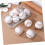Pack of 12 Training Balls, Practice Baseball for , Baseballs for Pitching, White 4
