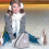 Ice Skate Bag  PVC Roller Storage with Shoulder Strap, Adjustable, Purple 3