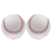 Empty Baseball Unmarked Baseball Standard Size 9 Inch Soft Practice Autographs League Competition Balls 2 Pieces