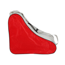 Generico Ice Skate Bag with Adjustable Shoulder Strap, Top Handle for Adults and Kids  Red