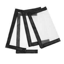 Storage bags for fishing bait, bait protection set with iron plate, PVC bait boxes for organized fishing equipment.