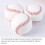 Standard9inchbaseball, handmade baseball, rubberide, soft baseball, trainingpracticebaseball for batting exercises, lightweight PVC 5