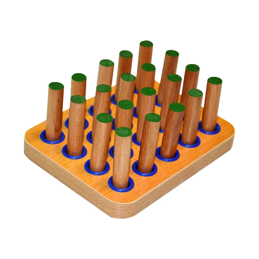 Wood Pegboard for Hand Rehabilitation, Finger Exercise, and Fine Motor Skills