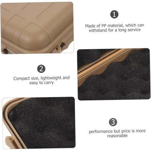 For Home Outdoors Emergency Kit Key Prove Survival Organizer Case Toolbox Robust Survival Storage Case Pp 1 2