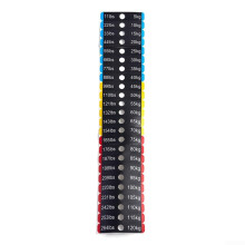 Weight labels for gyms, 5120kg (1.2cm hole) dumbbells barbells