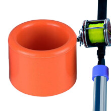 rod layer  fish layer, rod holder made of rubber  robust rubber fish rod layer, durable and robust caps of 40 mm, shaft for the light yellow