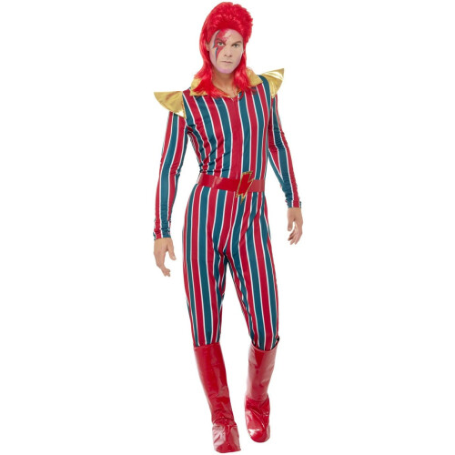Smiffy's (M, Red/Blue/Gold) Smiffys Space Superstar Costume 2