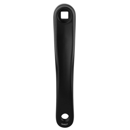 Bicycle Crank Arm 170mm Left Aluminium Alloy Single Chain Crank Arm Black