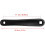 Bicycle Crank Arm 170mm Left Aluminium Alloy Single Chain Crank Arm Black 2