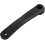 Bicycle Crank Arm 170mm Left Aluminium Alloy Single Chain Crank Arm Black 5