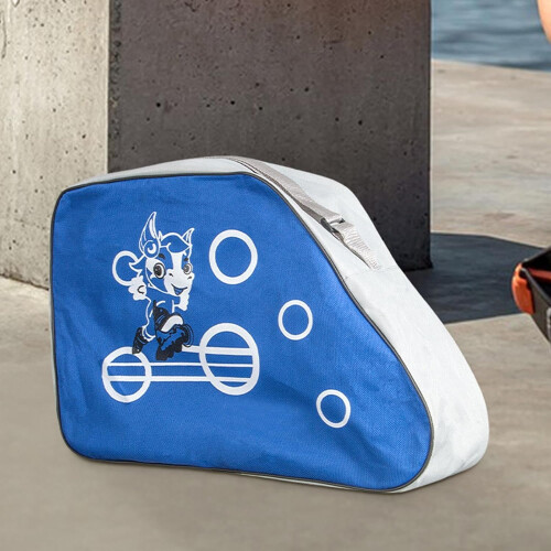 Skate Bag, Ice Skate Bag, Figure Skating Bag, Roller Skate Backpack, Blue 1