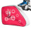 Ice Skate Bag for Weekly Training, Leisure Use, Family Red 1