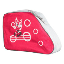 Ice Skating Bag, Roller Skate Accessories, Breathable Inline Skate Bag, Red