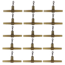 15 PCS Fishing CRIPP Swivel RRing reusable portable green Crossline Tackle