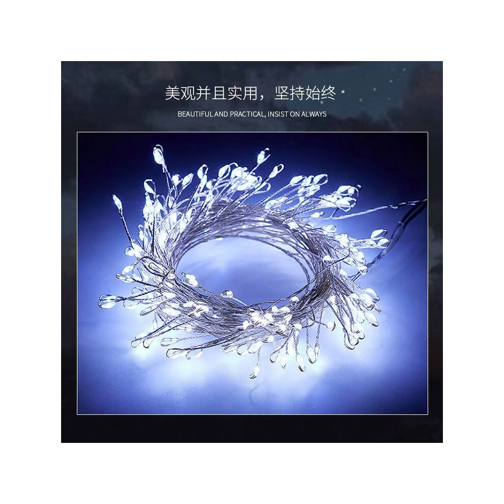 Vehhe ( Line, 2000 Lights 30 Meters Transformer Remote Control Model [Customized]) Led Copper Wire Firecracker String Plug-In Model Creative Cen Silver/Light