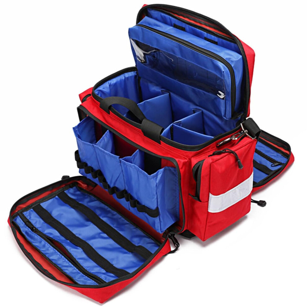 Red Tactical Family Medical Emergency Rescue Kit, First Aid Kit, Emergency Kit,