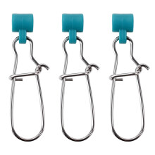 Sinker Slides with DuoLock snap closure, corrosionresistant, for fresh and saltwater, fishing floats, fishing groups, 25 pieces, FS/LJQ01 Green 8