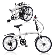 20 Inch Folding Bike with 6 Speed Gears and Quick Fold System for Adults
