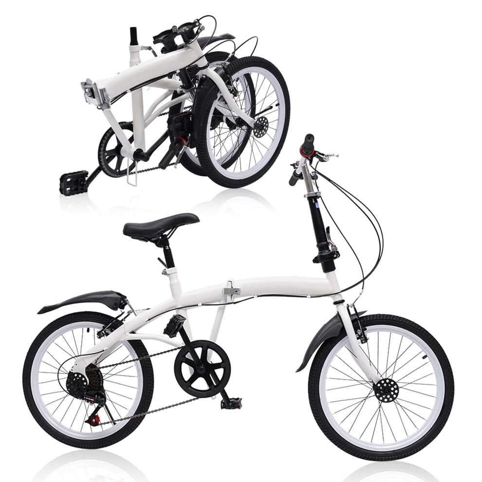 20 Inch Folding Bike with 6 Speed Gears and Quick Fold System for Adults-image-OPC-PJ2BM5M-NEW