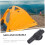 Tent Folding Joints Automatic PopUp Tent Plug Camping Tent Poles 2