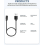 (Paquete de 2) Cable compatible con grabadora de voz PLAUD Note AI, cable de carga magnético resistente T-ypc compatible con Plaud 5