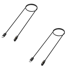 (Paquete de 2) Cable compatible con grabadora de voz PLAUD Note AI, cable de carga magnético resistente T-ypc compatible con Plaud