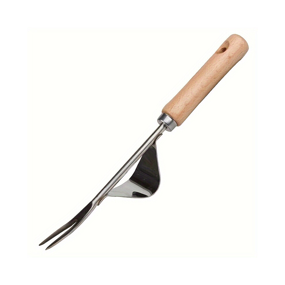 (Stainless Steel Weed Puller) Stainless Steel Gardening Weeder, Weed Puller, Wild Vegetable Digger, Soil Loosener, Small Garden Shovel, Grass Hook, We