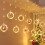 (?Wishing Ring?Leather remote control warm white, USB eight functions) Christmas decorative light string star light string room curtain light atmosphere LED colored light flashing Christmas tree icicle light 4