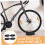 cycling mat with vertical platform mount trainer bicycle wheel block stand 2