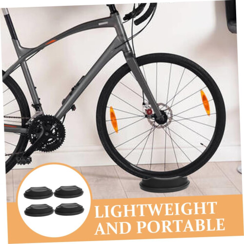 cycling mat with vertical platform mount trainer bicycle wheel block stand 1